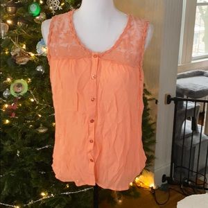 Peach blouse